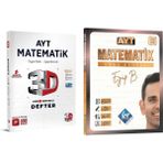 Kr Akademi Yayınları AYT Matematik Soru Bankası - 3D Yayınları AYT Matematik Video Destekli Defter 2'li Set