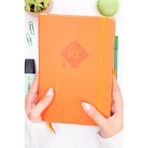 KR Akademi Yayınları Kr Akademi İngilizce Süresiz Planlayıcı Ajanda - Turuncu (Mini Not Defteri + Sticker Hediyeli)