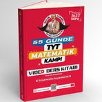 KR Akademi Yayınları - TYT Matematik Kampı 55 Günde Video Ders Kitabı Bıyıklı Matematik