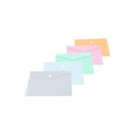 Kraf 1279 A4 Pastel Asorti Çıtçıtlı Dosya