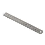 Kraf 15 cm İnch Ölçülü Çelik Cetvel