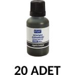 Kraf 20 Adet Istampa Mürekkebi 30 cc Kaşe Mürekkebi Siyah