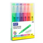 Kraf 315 6'lı Trio Bright Colors Fosforlu Kalem