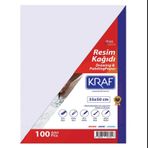 Kraf 35x50 cm 100'lü Resim Kağıdı