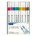 KRAF 444 COLOR LINER KEÇELİ KALEM 0.5 MM 12 Lİ