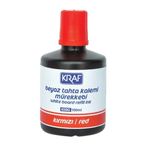 Kraf 450G Kırmızı 100 ml Beyaz Tahta Kalemi Mürekkebi