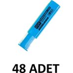 Kraf 48 Adet Mavi Fosforlu Kalem