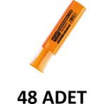 Kraf 48 Adet Turuncu Fosforlu Kalem