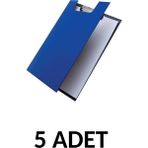 Kraf 5 Adet A4 Kapaklı Sekreterlik Dosyası Mavi