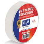 Kraf 5012G 12 mm 5 mt Çift Taraflı Köpük Bant