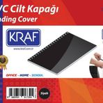 Kraf 512G 160 Mikron 100 Adet Siyah Cilt Kapağı