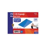 KRAF 512g Cilt Kapağı A4 160mic. 100'lü Mavi