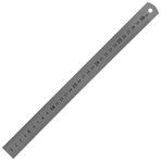 Kraf 530G inç Ölçülü 30 cm Çelik Cetvel