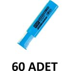 Kraf 60 Adet Mavi Fosforlu Kalem