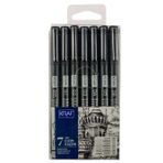 Kraf 7 Parça Teknik Çizim Kalem Seti
