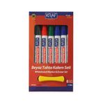 Kraf 778G 8 Adet Beyaz Tahta Kalemi ve Silgi Seti