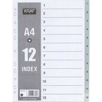 Kraf A4 1-12 Rakam Ayraç