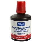 Kraf Beyaz Tahta Kalem Mürekkebi 100ML Kırmızı 450G 6 Adet