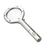 KRAF BÜYÜTEÇ IŞIKLI 75MM 5x 312G Kraf