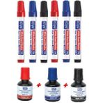 Kraf Doldurulabilir 6'lı Tahta Kalemi ve 30ML Mürekkep Seti