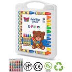 Kraf Kids 24 Parça Pastel Boya Seti Çantalı 3+ Yaş İçin Renkli ve Güvenli Boyama Deneyimi