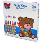 KRAF KIDS PASTEL BOYA 24 LU