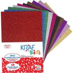 Kraf Kids Simli Yapışkanlı Eva 50 x 70 cm Karışık 10 Renk