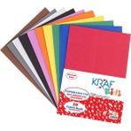Kraf Kids Yapışkanlı Eva 50 x 70 cm Karışık 10 Renk