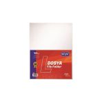 Kraf L Poşet Dosya, 100'LÜ Paket, A4 Boyut, Şeffaf