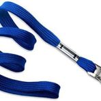 Kraf Mavi 50'li 510 gr Kart Askı İpi Metal Klips