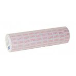 Kraf Motex Etiket Çizgili Beyaz 12'li