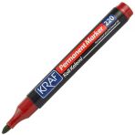 Kraf Permanent Markör Yuvarlak Uc 220 Kırmızı (Koli Kalemi) 12’Li