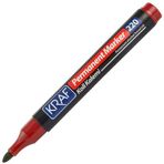 Kraf Permanent Markör Yuvarlak Uc 220 Kırmızı (Koli Kalemi)
