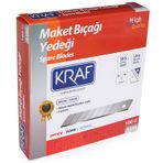 Kraf Sk5 100'lü 619 gr Yedeği Geniş Ultra Karbon Çelik Maket Bıçağı