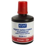 KRAF Tahta Kalem Mürekkebi Kırmızı 100 Ml
