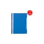 Kraf Telli Dosya, 10 Adet, 50'li Paket, A4, 2 Delikli, Mavi - 500 Adet