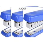 Kraf Zımba Makinesi (3 Adet) Eco No:10 11G Mavi