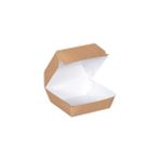 Kraft 12 x 12 x 9 Hamburger Kutusu - 100 Adet