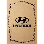 Kraft 120GR Hyundai Oto Paspas Kağıdı 50 Adet - 35X50CM - Kalın Kağıt Baskılı - Açık Kahverengi