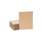 Kraft 50x70cm 36adet 3mm Oluklu Mukavva Karton - Puzzle Kartonu - Proje Kartonu - Tuval Kartonu