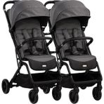 Kraft Boston Ikiz Bebek Arabası - Grey