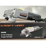 Kraft Hart Profesyonel 900 W 115mm Avuç Içi Taşlama Gri