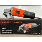 Kraft Hart Profesyonel 900 W 115MM Avuç İçi Taşlama Turuncu-Siyah Güçlü Motor ve Dayanıklı Gövde ile