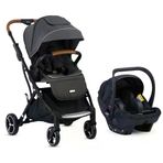 Kraft Juno İ-size Travel Sistem Bebek Arabası / Koyu Gri koyu-gri