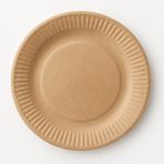 Kraft Karton Kağıt Tabak 18 cm (25 Adet)