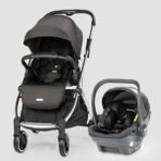 Kraft Kenya Black S Çift Yönlü Tek Elle Katlanabilir Kompakt Travel Sistem Bebek Arabası