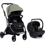 Kraft Kenya I-Size Seyahat Sistem Bebek Arabası - Katlanabilen 22 kg Taşıma Kapasitesi ile Siyah Yeşil