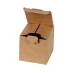Kraft Kilitli Kargo Kutusu / Ebat: 8x8x8 cm (100 adet)