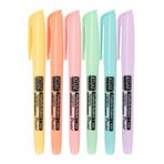 Kraft Kraf Fosforlu Kalem Pastel Kalem Tipi 6 Lı