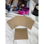 Kraft Küçük Mesaj Zarfı 7x9 cm Zarf Doğal Kahverengi Mini Tebrik Kartı ve Teşekkür Notu Zarfı (Düğün, Nişan, Doğum Günü) - 10 Adet